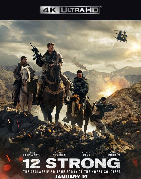 12 Strong VUDU 4K or iTunes 4K via Movies Anywhere