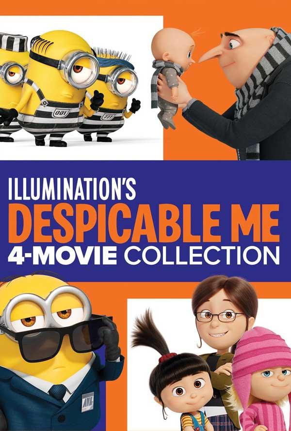 Despicable Me Quadrilogy VUDU HD or iTunes HD via Movies Anywhere