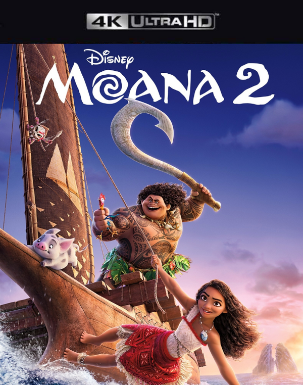 Moana 2 VUDU 4K or iTunes 4K via MA